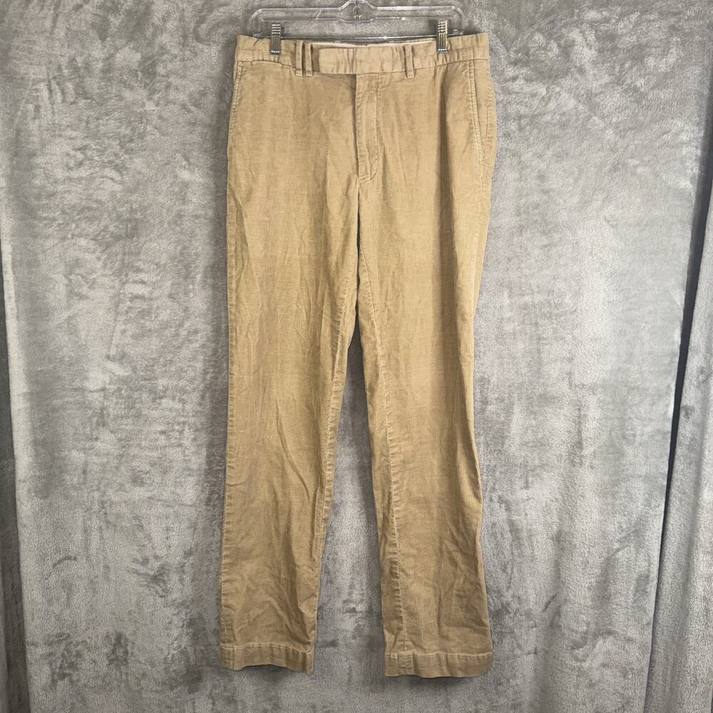 Polo Golf Ralph Lauren Corduroy Pants Tan Men's 32x34 Preppy *Read*